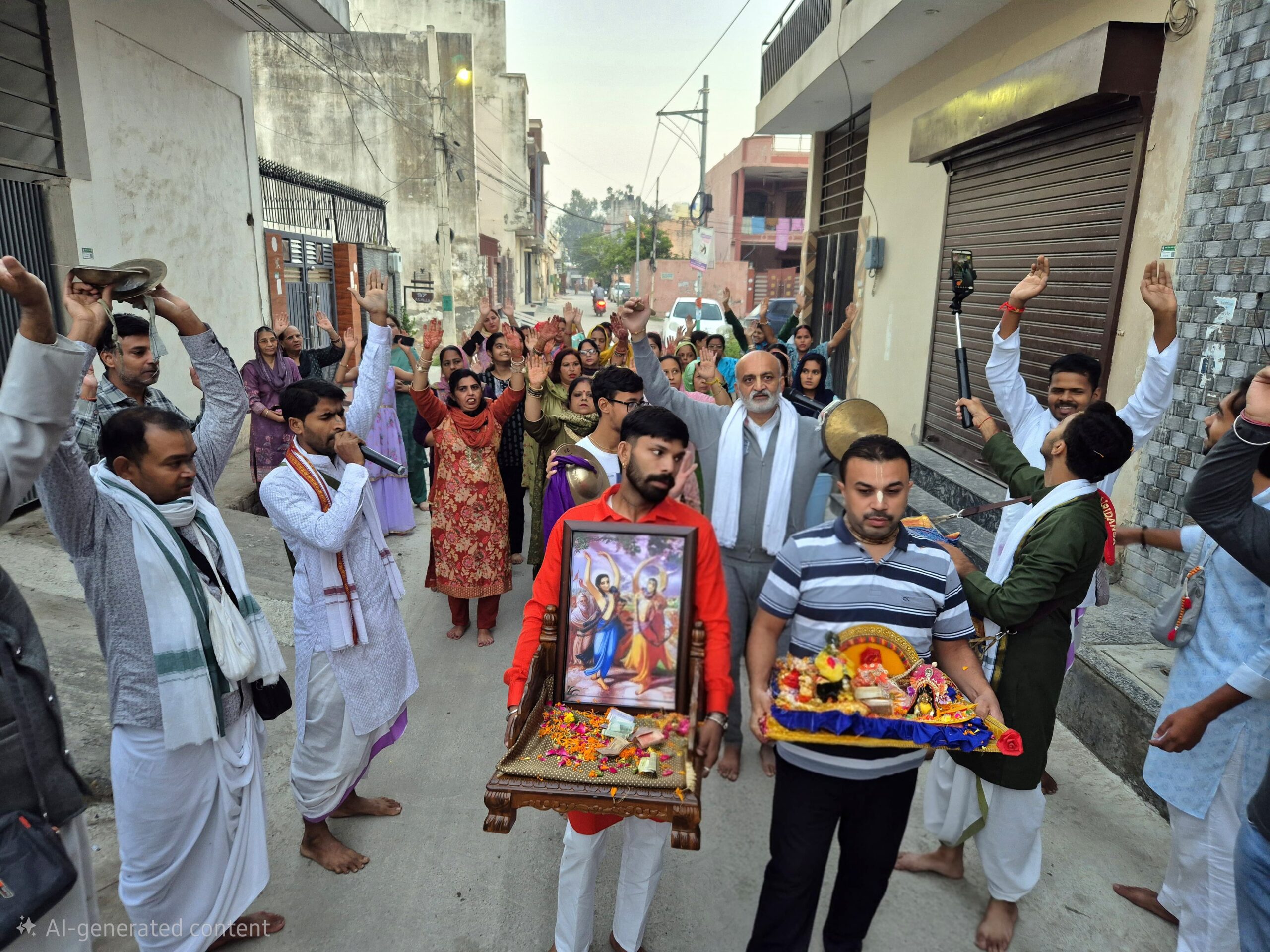 कृपा करो हम पर श्याम सुंदर,हे भक्त वत्सल, कहाने वाले संकीर्तन ने सभी भक्तों को किया भगवान की और आकर्षित