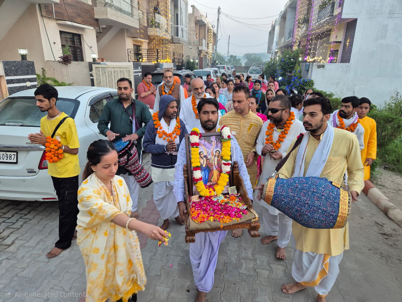 गुलमर्ग कॉलोनी में श्री गौर हरि सकीर्तन मंडल ने किया धुआंधार हरिनाम संकीर्तन श्री गौर हरि संकीर्तन मंडल की ओर से प्रभात फेरी का भव्य आयोजन